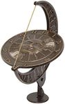 Whitehall Products 1271 Sun and Moon Sundial, French Bronze