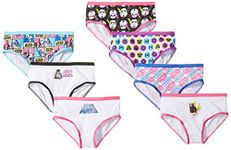 Star Wars Girls' 7-Pack Bikini Brief Underwear, Southwest Multi, 12