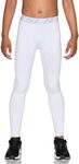 TSLA Kid's & Boys & Girls Thermal Compression Pants, Athletic Sports Leggings & Running Tights Bottoms ZUP53-NWH_XS