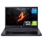 Acer Nitro V15 ANV15-51 Gaming Laptop - Intel Core i5-13420H, 16GB, 512GB SSD, NVIDIA GeForce RTX 4050, 15.6" Full HD 165Hz, Windows 11, Black