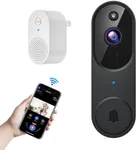 Orbitell Wireless Wi-Fi Video Doorbell Camera with Two Way Audio, AI Motion Detection, Night Vision and Cloud Storage