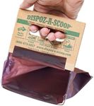 Dispoz-A-Scoop Dog Poop Bags (96 Pack) | Easy Safety Scoopers | Disposable Pet Waste Bags, Scoop & Seal, Unscented