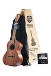 Official Kala Learn to Play Ukulele Tenor Starter Kit, Light Mahogany – Includes online lessons, tuner, and app