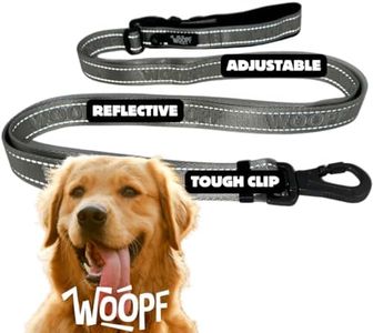 WOOPF Hands-Free Dog Leash Waist Belt for Walking, Running, and Jogging with Adjustable Belt - Durable Heavy Duty Waist Leash for Dogs - Ideal for Large, Medium, and Small Dogs - Waist Dog Leash