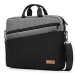 Bagasin 17 17.3 inch Laptop Computer and Tablet Shoulder Bag Carrying Case, Water-Repellent Fabric, Lightweight Toploader, Business Casual or School