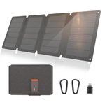 36W USB Solar Panel with Type-C PD 3.0/QC 3.0 Fast Charging, LMENGER Portable SunPower Solar Charger Compatible with Smartphone Tablet Powerbank