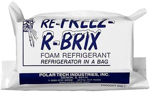 Polar Tech - RB 30 RB30 Re-Freez-R-Brix Foam Refrigerant Pack, 9" Length x 4" Width x 1-1/2" Thick (Case of 3)
