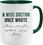 A Wise Doctor Once Wrote |Fathers Day Mug & Gift Box Set Fathers Day Cup Presents from Daughter or Son | Gifts for dads Birthday | Christmas Mugs dad My Father or Sibling Gift | Work Cup