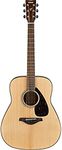 Yamaha FG800 the iconic beginner's acoustic guitar with an authentic sound for adults and teenagers, 4/4 wooden guitar in natural