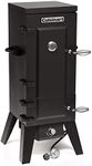 Cuisinart COS-244 Vertical Propane Smoker with Temperature & Smoke Control, Four Removable Shelves, 36", Black