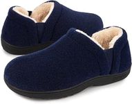 LongBay Men's Felt Slippers Warm Co