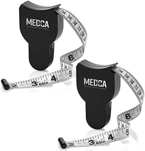 Body Tape Measure - (2 Pack) Measuring Tapes for Body and Fat Weight Monitors, (Inches & cm) Retractable Tape Measure Ruler for Accurate Body Fat Calculator Helps Calculate Fitness Body Measurements …