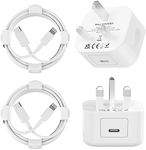 USB C Fast Charger for iPhone Charger [MFi Certified] 2Pack 20W USB C Charger Plug Power Adapter with 6FT Cable for iPhone 14/13/12/11 Pro/Pro Max/XS Max/XS/XR/X/SE/8