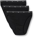 Sloggi Women's 24/7 100 H Tai 3P Hikini/Tai, BLACK, 40