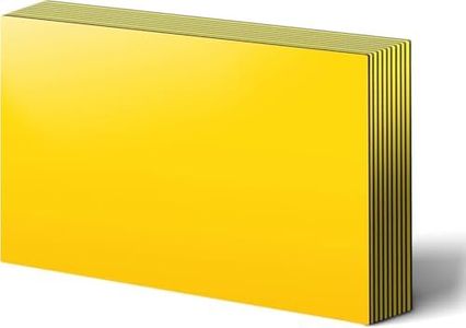 LLPT Dry Erase Magnetic Sheets 6 Packs 8.3" x 12.2" Reusable Washable No Adhesive Trimable Sticker Notes for Refrigerator Desktop Shelf DIY Whiteboard Color Yellow (MSY912)