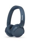 PHILIPS Audio TAH4209BL Bluetooth Headphones,Lightweight and Foldable Design, 32mm Neodynamic Drivers, 55H Playtime, USB Type-C Fast Charging, Built-in Mic for Smartphones, Laptop, Tablet (Blue)