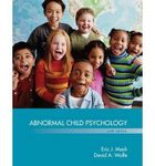 [(Abnormal Child Psychology)] [Author: David Wolfe] published on (February, 2015)