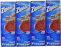 Ziploc Freezer Bags - Pint, 20 Coun