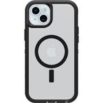 OtterBox Defender XT Case for iPhone 15 Plus/iPhone 14 Plus with MagSafe, Shockproof, Drop proof, Ultra-Rugged, Protective Case, 5x Tested to Military Standard, Clear/Black, No Retail Packaging