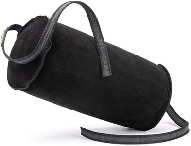 Viper Leather Cylinder Bite Pillow Tug Toy Reward for Adult Dogs and Puppies