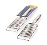 Ritu Stainless Steel Vegetable Cheese Grater Parmesan Cheese, Lemon, Ginger, Garlic, Vegetables, Fruits - Razor-Sharp Stainless Steel Blade Protective Cover-Jumbo