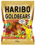 Haribo Goldbears Gummy Candy, 6 Fruity Flavours, No Artificial Colours - Pack of 12 Box (175g)