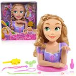 Just Play Disney Princess Deluxe Rapunzel Styling Head Doll, Multi-Color