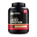 ON Gold Standard 100% Whey Protein Powder | Whey Protein Isolate Sourced, Fast Digesting | 24g Protein, 5.5g Naturally Occurring BCAAs | Low Carb, Low Sugar, Gluten Free | 58 Servings, 3.96LB (Vanilla Ice Cream)