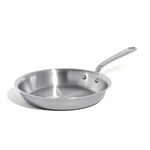 Made In Cookware - 10-Inch Stainless Steel Frying Pan - 5 Ply Stainless Clad - Professional Cookware - Crafted in Italy - Induction Compatible