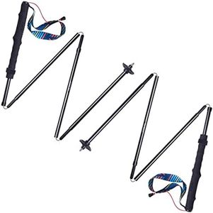 AONIJIE Trekking Poles -2 Ultralight Collapsible Carbon Fiber Hiking Poles with Anti-Shock and Quick Lock System, Folding Walking Sticks for Hiking, Camping(B#Carbon Fiber Black-120cm)