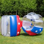 BLAOYOO 2-PCS Bumper Balls for Adults Teens, Inflatable Zorb Balls, Human Hamster Ball for Playground, Yard, Park