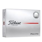 Titleist Pro V1x Enhanced Alignment Golf Ball, Pack of 12, White
