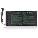 AIICIOO Indoor Electric Plant Heat Mat - Seed Germination Warming Mat Heating Pad Greenhouse Propagator for Plants Vegetables Herbs Flowers, 10x20 Inches