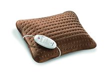 Beurer HK48 Heated Cushion | Heat pad disguised as cosy sofa cushion | Super soft surface | Heating pad with rapid warm-up function | Two colourway reversable cushion, 275.85