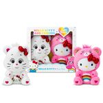 Care Bears Hello Kitty Loves Cheer Bear 10" Collectible Plush 2-Pack - Soft, Huggable Material!