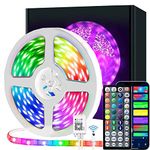 LATKRUU 20M LED Strip Lights with Remote, LED Lights for Bedroom Bluetooth RGB Lights Strip LED Tape Lights Music Sync Colour Changing Mood Light for Bedroom, Room, Christmas Decoration