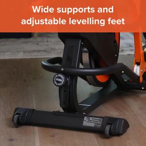 FITT Strider Upright Elliptical Exercise Machine – Compact Home Fitness
