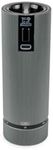 PEUGEOT - Electric Pepper Mill Rechargeable Line u'Select 15 cm + Peppercorns Included - 6 Preset Settings - Aluminium - Carbon Colour
