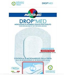 Master Aid Drop Med 10 x 12 cm, 5 Pezzi