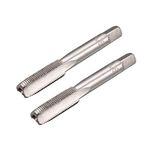 uxcell Metric Hand Tap M8 Thread 0.75 Pitch 3 Straight Flutes H2 Alloy Tool Steel 1 Pair