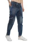 MM-21 5 Pocket Oversized Straight fit Loose and Baggy Denim Cargo Pants for Men |Cotton| Relaxed | Wide Leg