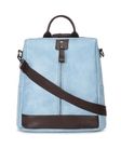 VISMIINTREND Stylish Leather Backpack Bags for Women and Teens Girls | Handbag | Shoulder | Ladies Purse | Everyday Use | Office | College | Travel | Work | Birthday Gifts for Wife | Sisters (Blue)