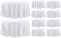 Aocoz Round Tablecloth 10 Pack 120 