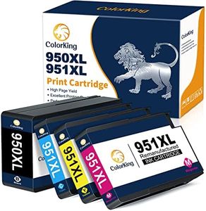 ColorKing Remanufactured 950 XL 950XL 951 XL 951XL Combo Pack Ink Cartridge Replacement for HP OfficeJet Pro 8600 8610 8615 8620 8625 8630 8640 8660 8100 276dw 251dw 271DW Printer (4 Packs)