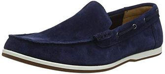 Clarks Men's Morven Sun Loafers, Blue (Navy), 7 UK