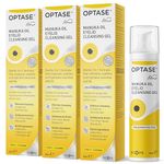 Optase Manuka Oil Eyelid Cleansing Gel – 3-in-1 Gentle Foaming Cleanser – Removes Oily Debris – Cleans, Soothes, and Hydrates Sensitive Eyelids - Preservative Free – 3 x 50ml
