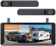 AUTO-VOX 2 Solar Wireless Backup Cameras, 2-Min DIY Install