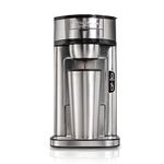 Hamilton Beach Scoop Single Serve Coffee Maker, Fast Brewing, Stainless Steel (49981A)