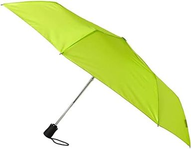 Lewis N. Clark Travel Umbrella: Windproof & Water Repellent Fabric, Automatic Open Close & 1 Year Warranty, Green, One Size, Automatic Open Close & 1 Year Warranty
