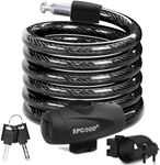 SPGOOD Bike Lock with 2 Keys, 12 mm